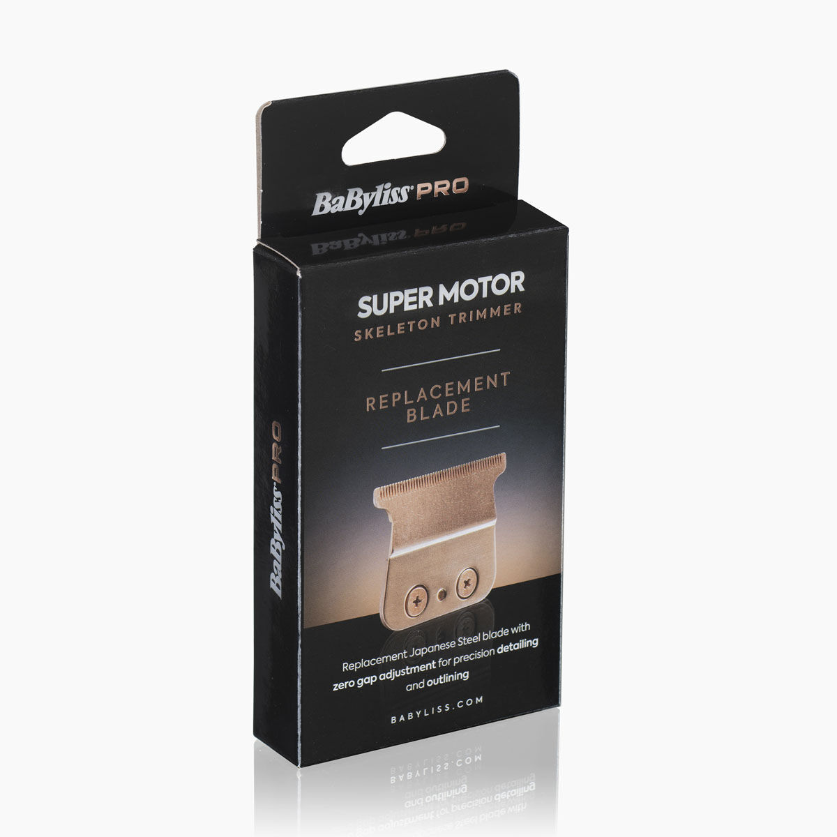 BaBylissPRO Super Motor Skeleton Trimmer Replacment Blade (Rose Gold) - packaging